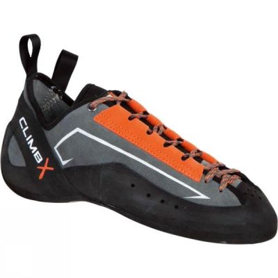 Zapatos De Escalada Climb X Crush Lace Rock Hombre Gris / Naranjas - Chile XQG853207